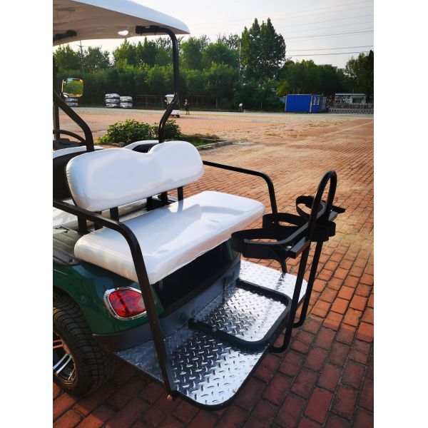 New Energy Lithium Battery Lead-acid Battery 4-seater Golf Cart Classic Dark Green Customizable LOGO For Golf Courses