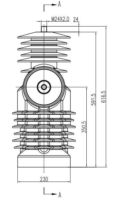 Outdoor Automatic Circuit Recloser with Embedded Pole and High Voltage Ceramic Capacitor for 11KV-38KV Featuring Vertically Integrated Manufacturing and Spring Mechanism