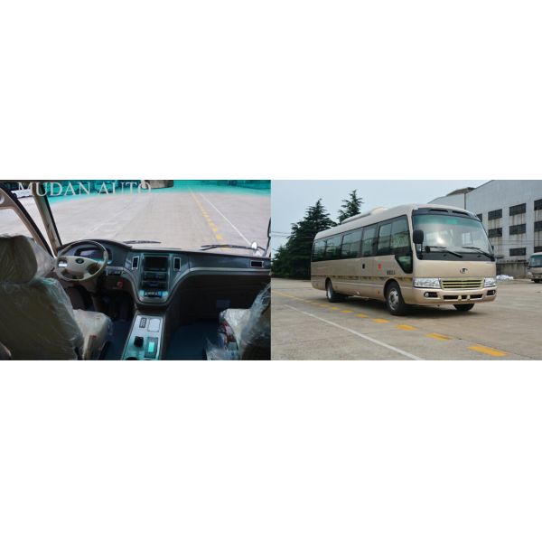 95 Kw Output Coaster Minibus City Sightseeing Bus Mini Passenger Vehicle 340Nm / rpm Torque