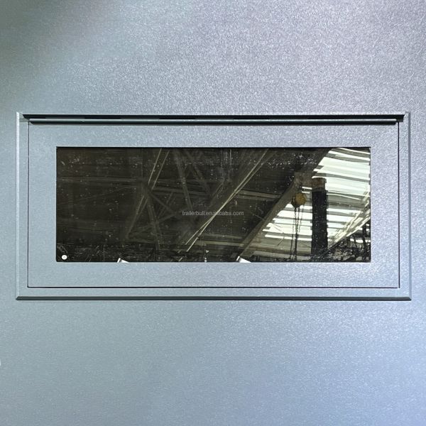 Ventana de 90 grados cuadrados de esquina de vidrio templado Ventanas de RV para autocaravanas