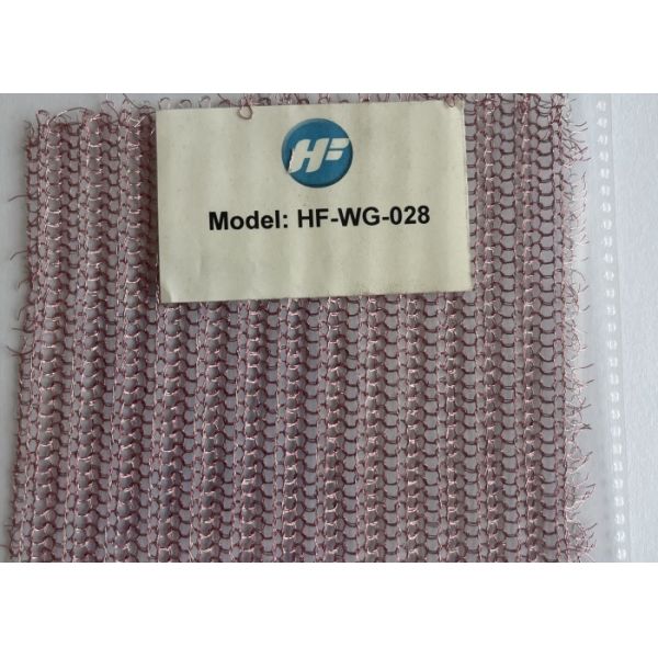 1.2meter Width Fabric Laminated Glass Metal Mesh for table-tops Decoration