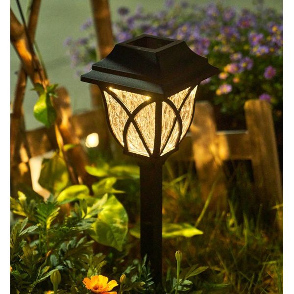 50lm Decorative Solar Garden Lamp for Pathway Lighting in -20 50C Working Temperature