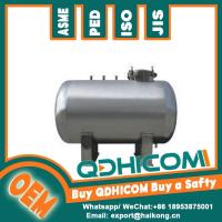 Pressure Management Horizontal Air Receiver Tank Steel Shell Sandblasting 6m3 Capacity