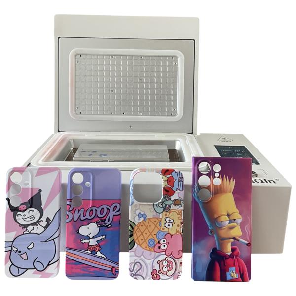 Équipement de sublimation de casque téléphonique personnalisation DIY Interface conviviale