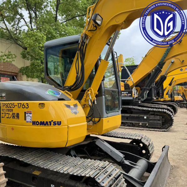 Komatsu PC78US 7,8 тонны небольшой использованный экскаватор для небольших работ Minig доступен сейчас