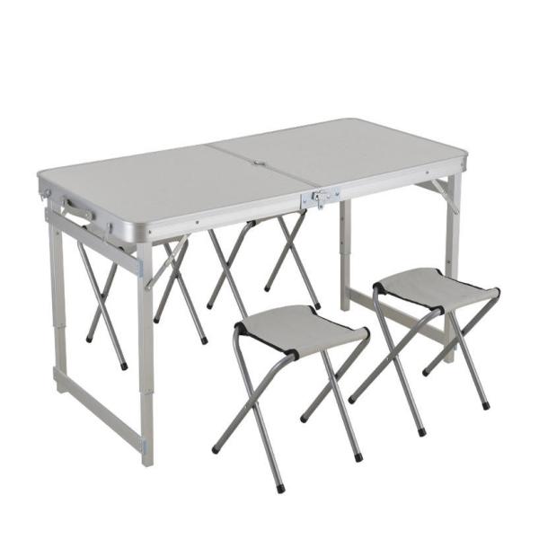 Multifunctional Frame Garden Dinning Folding Alu Camping Traveling Table Wholesale Factory Custom Logo Foldable