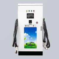 Double Guns  Floor Mounted Type 1 Type 2 120KW DC Fast Charger Parking Lot