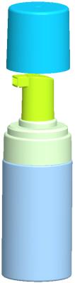 150ml 100ml Foam Pump Bottle With Cap Spill Proof