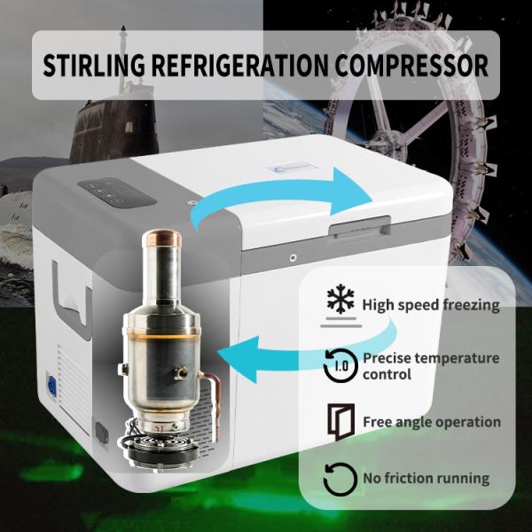 110/220V 50/60Hz Portable -45 Graus Free Piston Stirling Cooler para Hospital e Laboratório