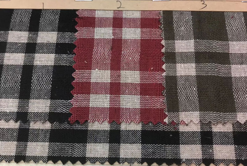 Ткань белья рубашки ткани рубашки проверки хлопка 54 дюймов покрашенная пряжей устойчивая