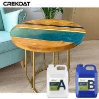Barrera química UV resina estabilizada transparente epoxi mate para esculturas al aire libre
