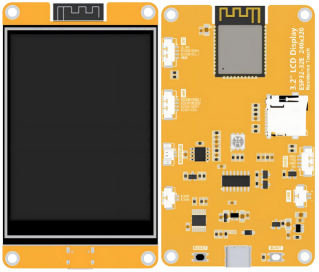 YBR032EGE-Q1(E32R32P) 3.2-inch TN TFT ESP32 Development Board with WiFi and Bluetooth and 240x320 Resolution Smart Display Screen