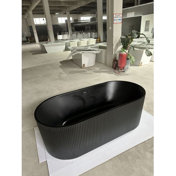 1800/1700/1600/1500/1400mm Oval Pure PMMA Acrylic Freestanding Bathtub Line Outer Tub