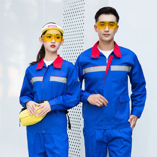 Long-Sleeve Work Clothes Suit Male Wear-Resistant Factory Clothing Workshop Custom Work Clothes