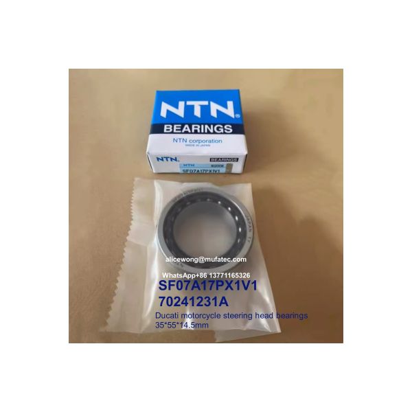 SF07A17PX1V1 70241231A Подшипники рулевой головки мотоцикла Ducati 35*55*14.5 мм