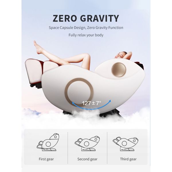 AI Controller Heated Back Kneading Massage Chair 3D Heating Therapy ROHS