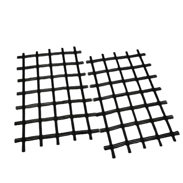 White Polyester Geogrid Reinforcement for Ground Stabilization in Civil Engineering