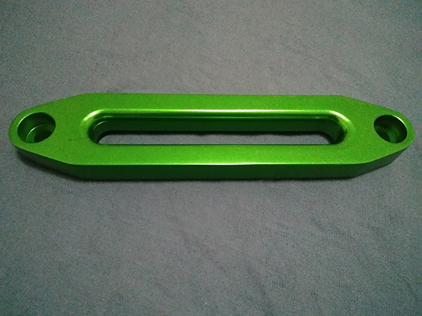 Universal Black Silver 5000lbs 152mm Winch Rope Fairlead Epoxy Grade Finishing