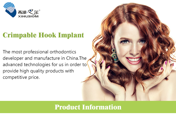 Инструмент класса I Серебряные ортодонтические аксессуары Имплантат с крепежным крючком