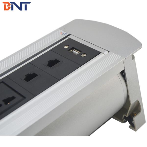 110V Hidden Table Flip Up Socket With Universal Power Switch