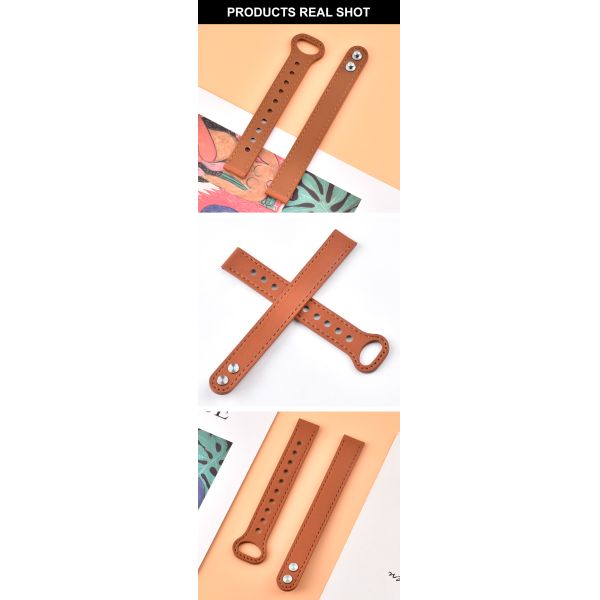 Steel Buttons, Waterproof Genuine Leather Strap