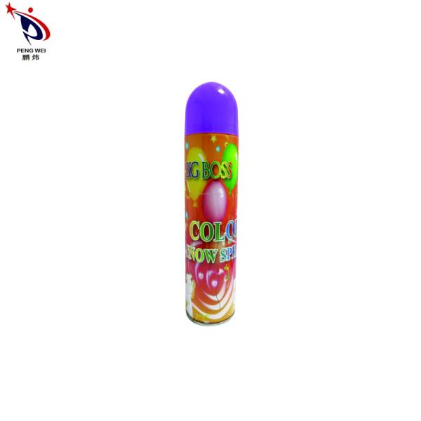 Tinplate Multicolor Fake Snow Aerosol Can , Snow Spray For Christmas Boss Snow Spray