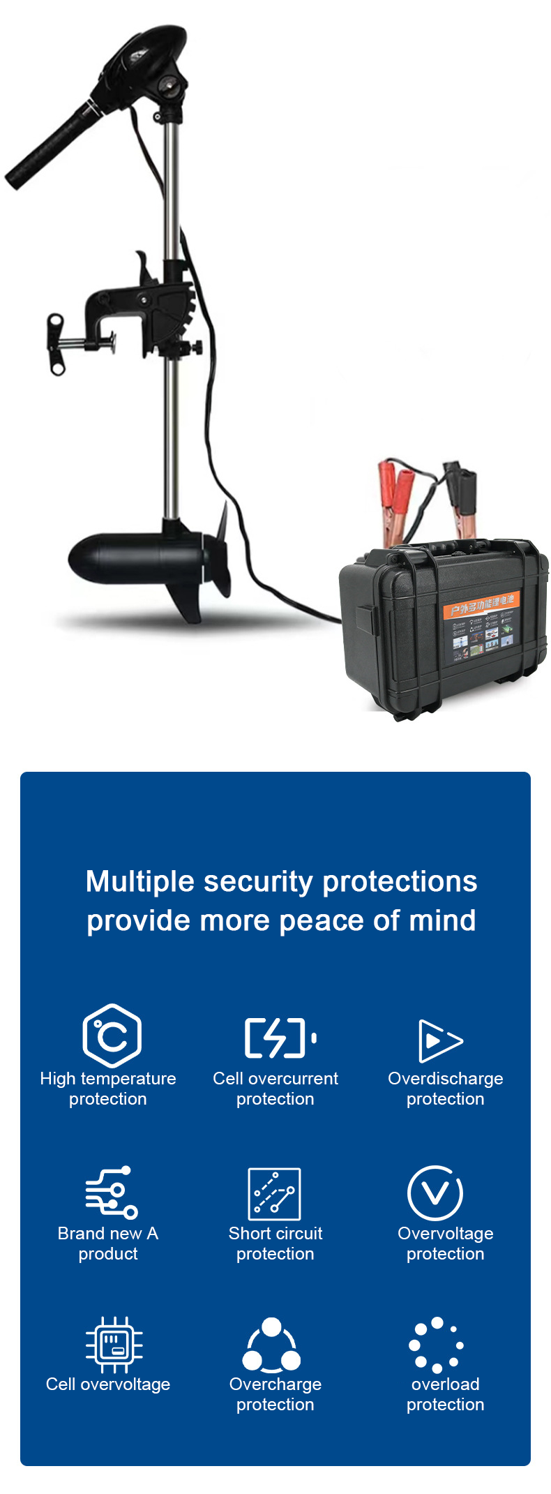 CLF 12V 100AH Литийная батарея OEM ODM Электромоторная штурма лодка каяк 24 вольт 200 ампер Морской двигатель батарея