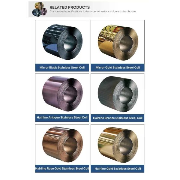 Antiwear 321 EN1.4541 Stainless Steel Roll , Colored Stainless Steel Slit Coil