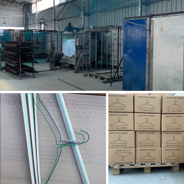 Disposable Blue / White Dry Cleaner Hanger For Cold Weather Cloth Items
