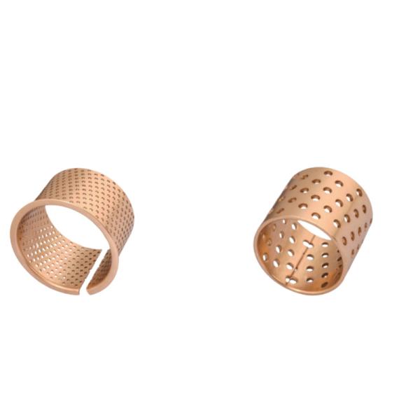 Multi-lubrication friction bearing in rolled CuSn8 bronze Sliding bush for Hydraulics