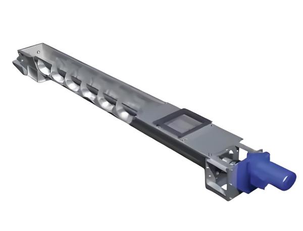 Stainless Steel Pneumatic Vacuum Screw Conveyor For PVC Powder With Auger Tube