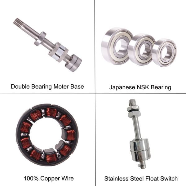 Pondaeration Dc Powered Submersible Pump , 12 Volt Submersible Pump Remote Home