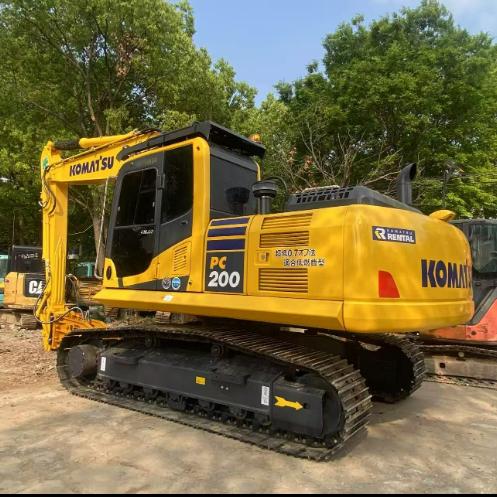 SecondHand Komatsu Pc200 Machinery Hydraulic Crawler 20tons Mini Used Excavators