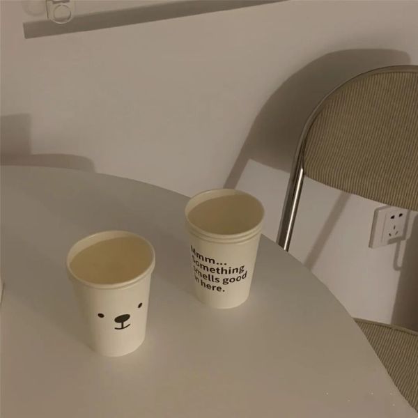 Personalized Printing Disposable Paper Cup Customized Color Full Payment Without Lid