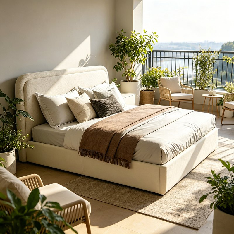 Modern Home King Size Bed with Storage for Luxury Bedroom