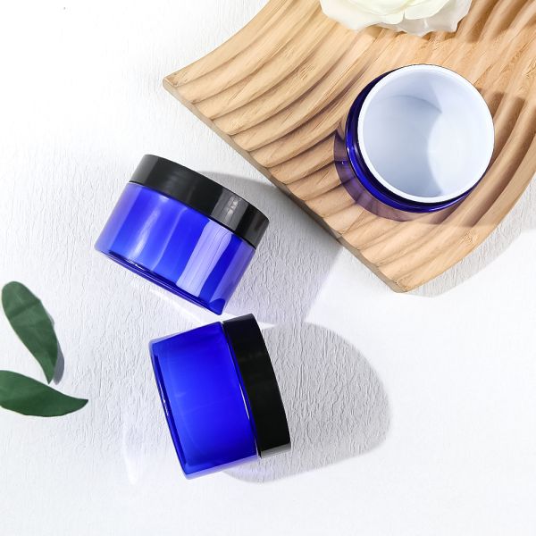 High Clarity Wide-Mouthed Food-Grade PET Plastic Jar for Cosmetics and Creams