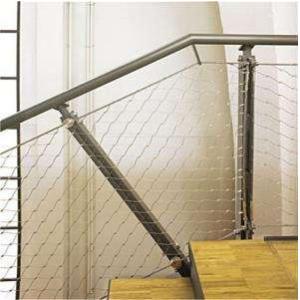 2.0Mm Stainless Steel Wire Rope Mesh Fencing For Stair Mesh Black Oxide
