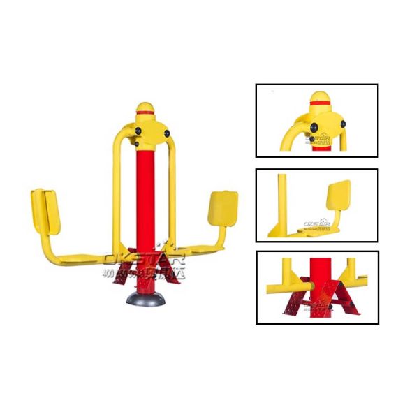 Outdoor Fitness Equipments-ST MADE IN CHINA steel outdoor leg press machine With Good Quality In sale Now