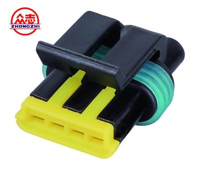 4 Pin Weatherproof Automotive Electrical Connectors  IP69K Watertight Wire Connectors