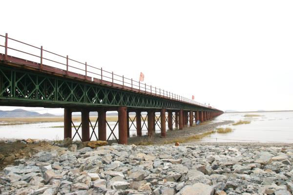 Compact 100 Truss Emergency Steel Bailey Bridge Tablets Up To 60 m