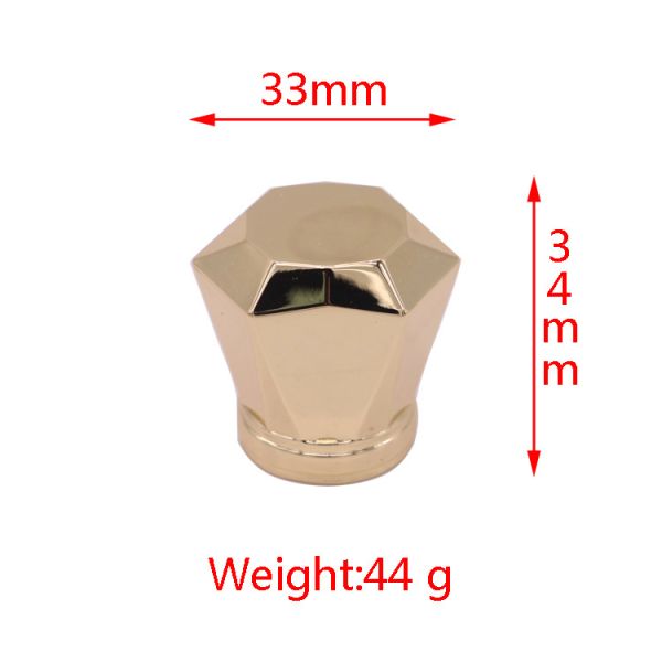 La botella de perfume grabada de la moda del logotipo remata Zamac con color del hockey shinny