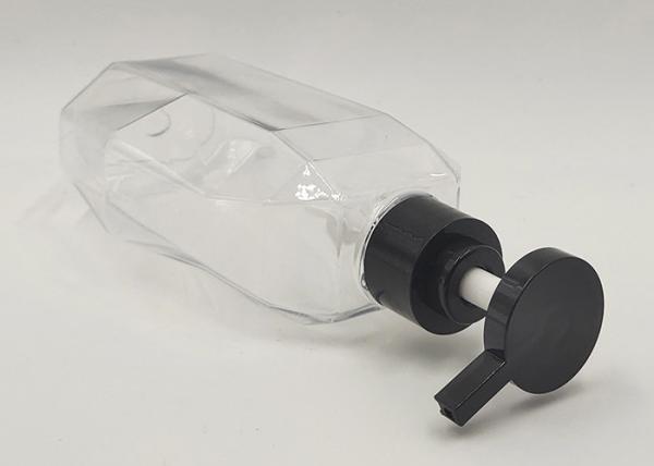 500ml Clear Plastic PET Bottle Packaging For Liquid Soap With Lotion Pump