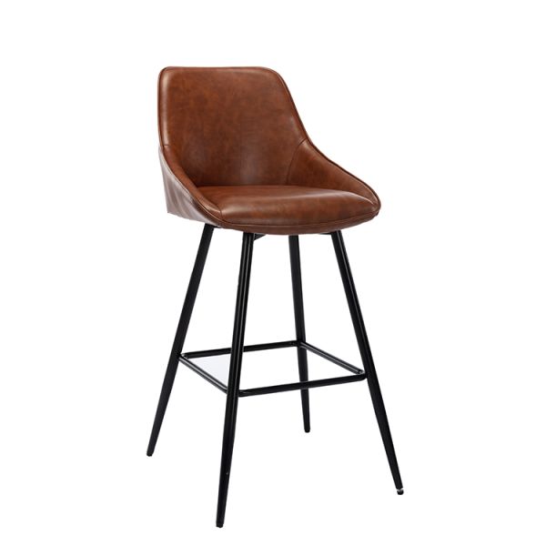 OEM Silver Modern Stainless Steel Furniture Bar Stool Chair Customized