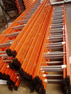 4M Steel Metal Scaffolding Parts Single Section Ladders For Industrial Light Weight