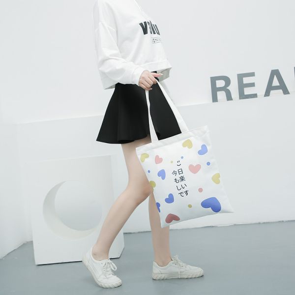 Естественный хлопок DIY производит сумку Eco холста Tote дружелюбное