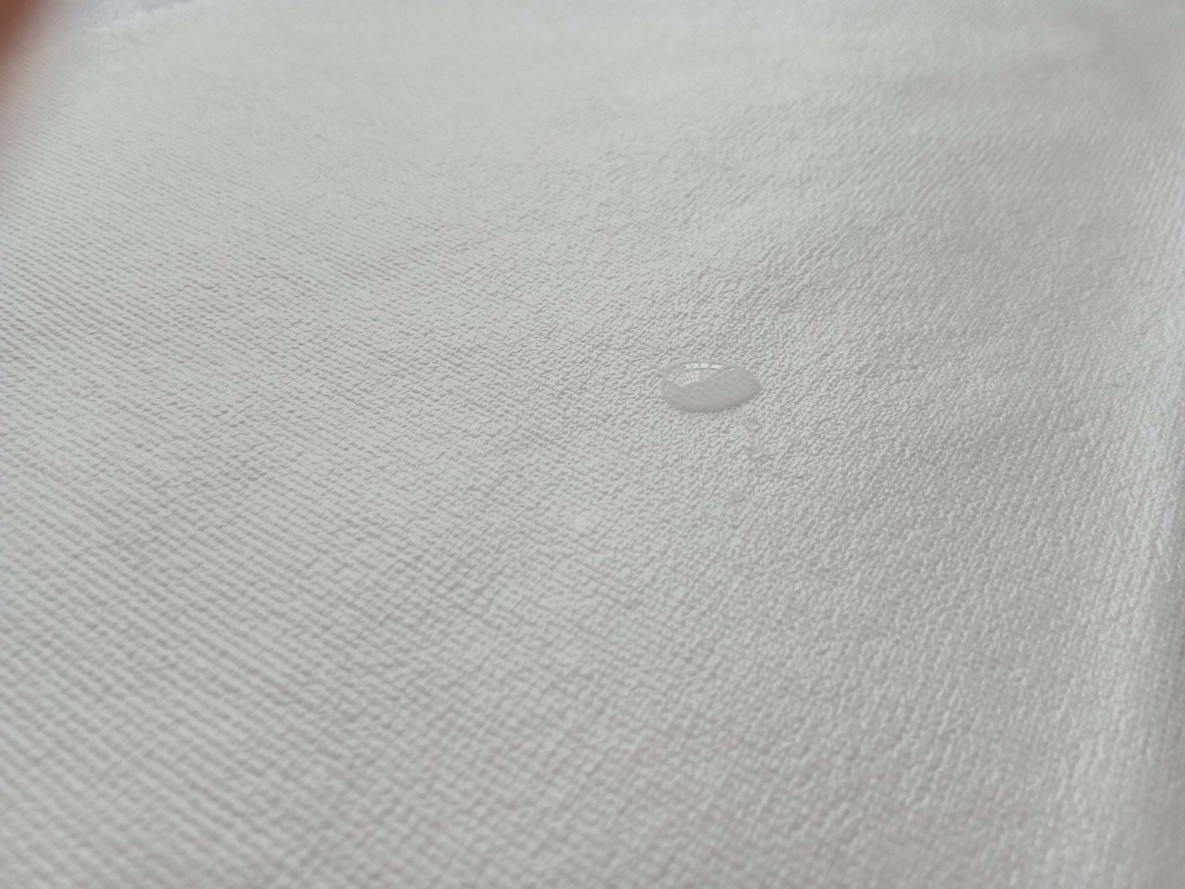 TPU Membrane Waterproof Terry Cloth Fabric Soft Absorbent  French Terry Cotton