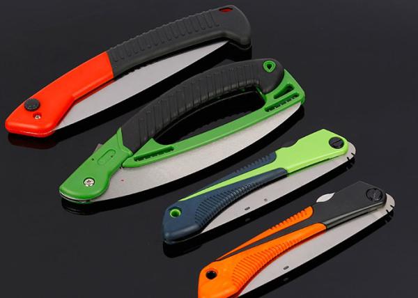 Manual Gardening Hand Tools , Hand Held Tree Saw Foldable With Fixed Blade