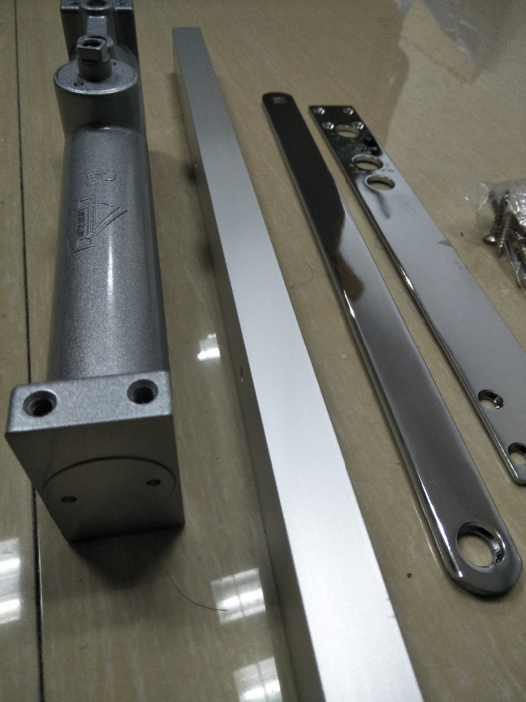 Скрытый тип скрытой двери Слайд рельсовый дверной закрыватель с 65 кг максимальной вместимостью двери