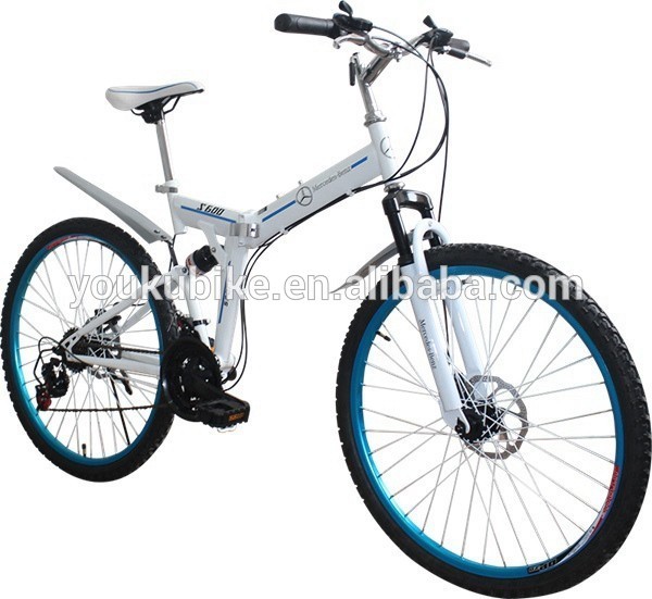27 Speed Stylish Dual Slalom Aluminum Folding Mountain Bike