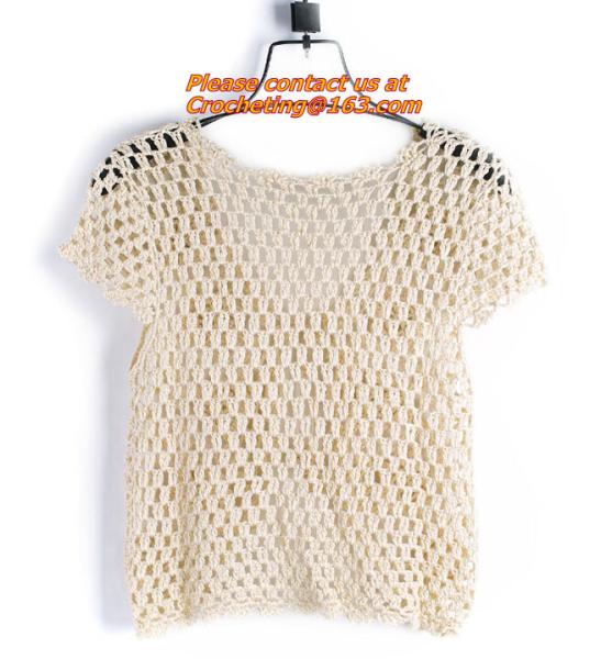 Sweater, Cardigan, Crochet, Crocheted, Pullover, Hollow Out, Summer Tops, Crochet Blouse